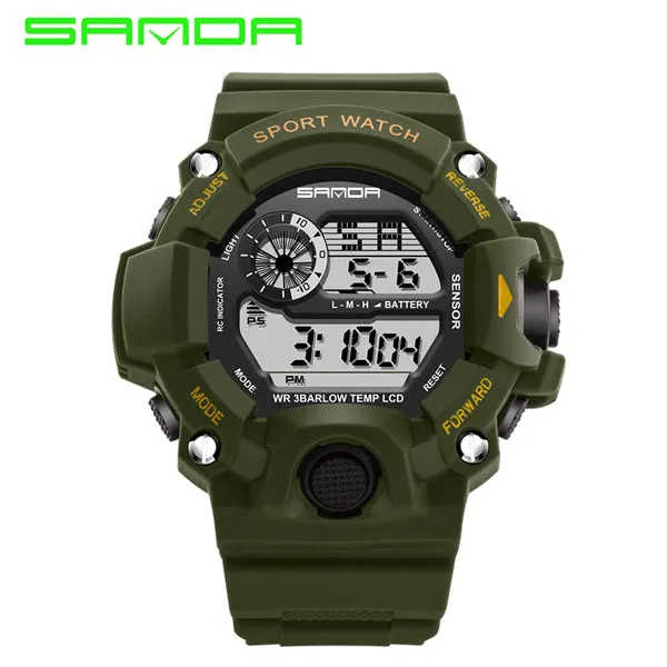 2017 SANDA Fashion Military Watch Men Waterproof Mens Watches Top Brand Luxury Sports Watches relojes hombre relogio masculino