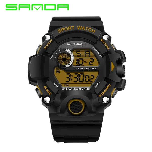 2017 SANDA Fashion Military Watch Men Waterproof Mens Watches Top Brand Luxury Sports Watches relojes hombre relogio masculino