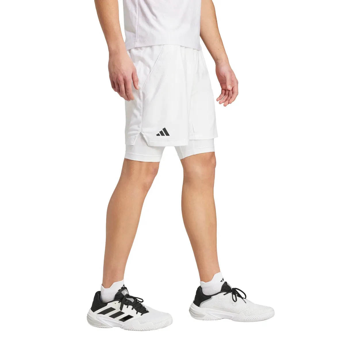 adidas Men's Tennis Pro AEROREADY Shorts and Inner Shorts Set