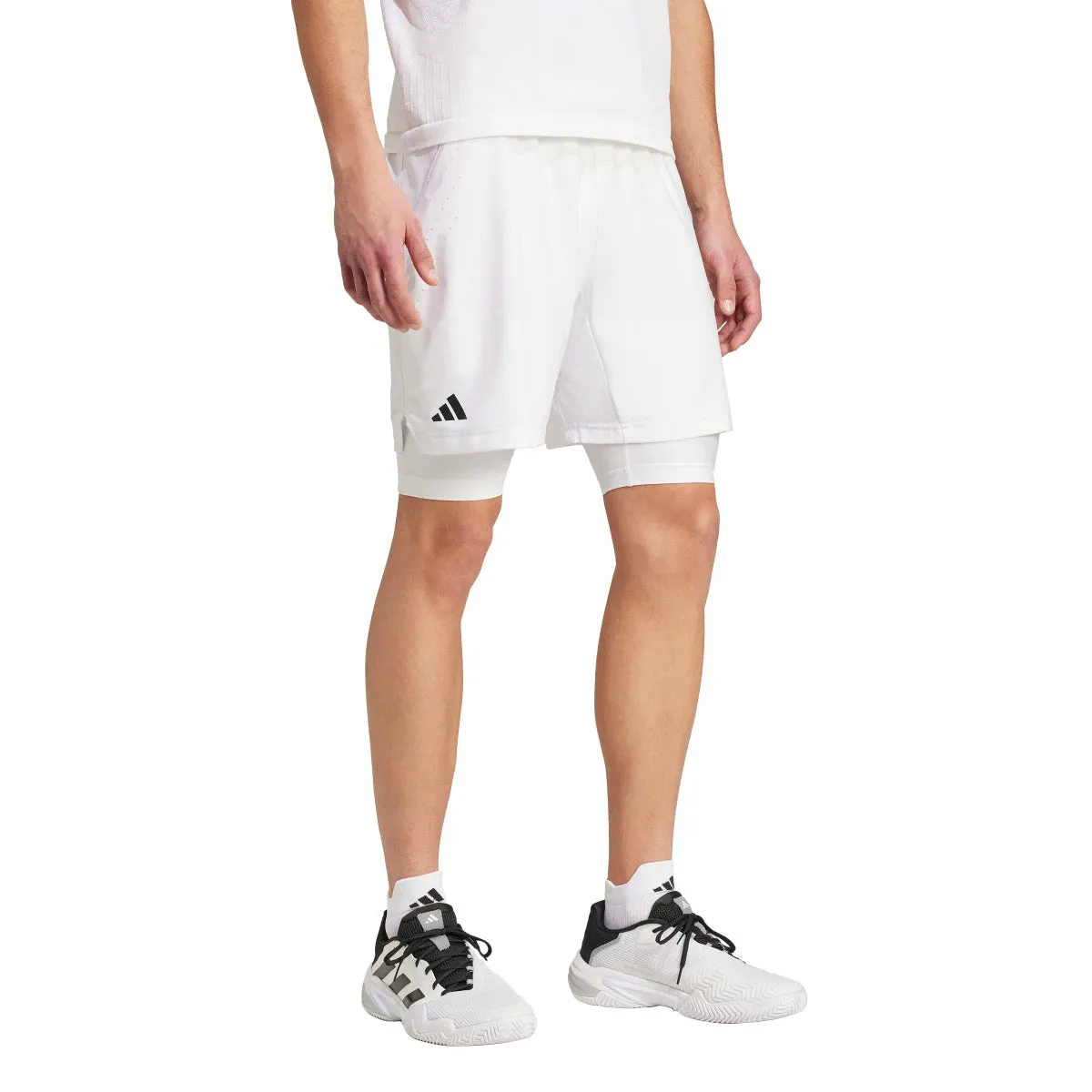 adidas Men's Tennis Pro AEROREADY Shorts and Inner Shorts Set