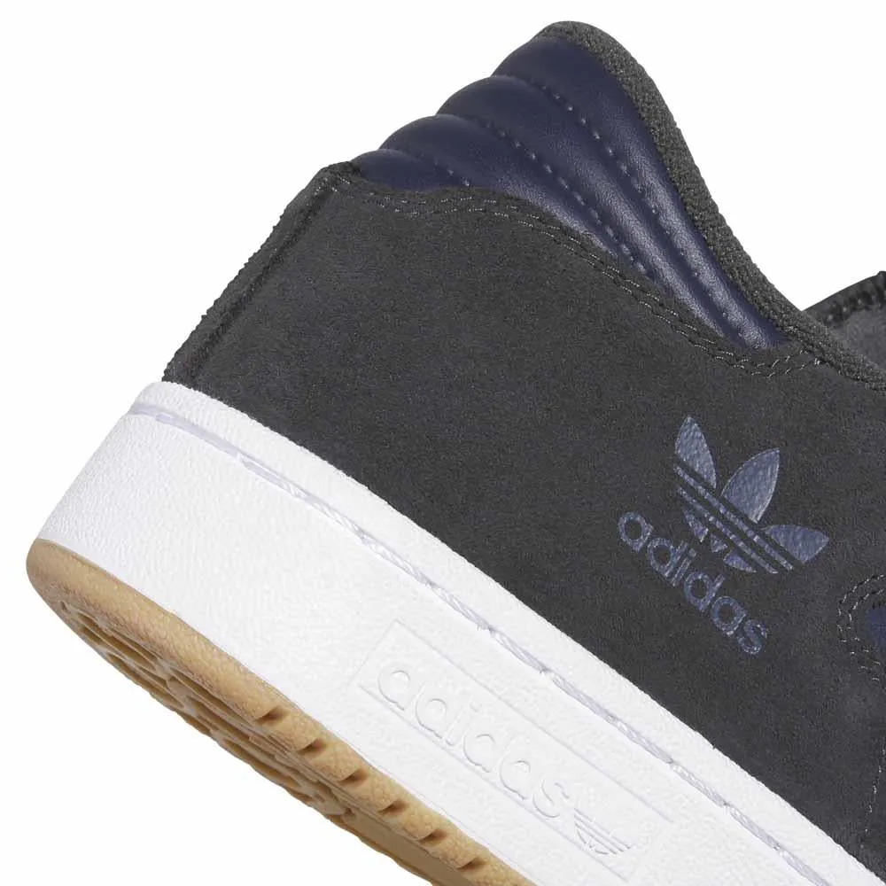 Adidas Skateboarding Centennial 85 Low Carbon Grey Three Navy Skate Shoes