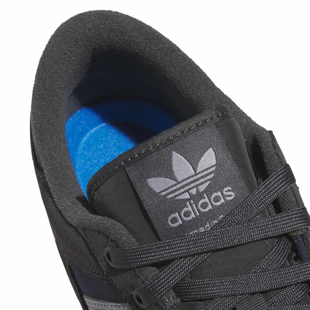 Adidas Skateboarding Centennial 85 Low Carbon Grey Three Navy Skate Shoes