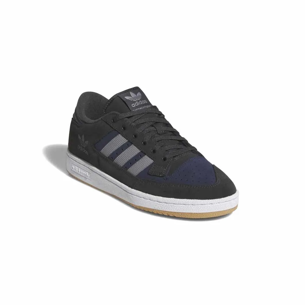 Adidas Skateboarding Centennial 85 Low Carbon Grey Three Navy Skate Shoes