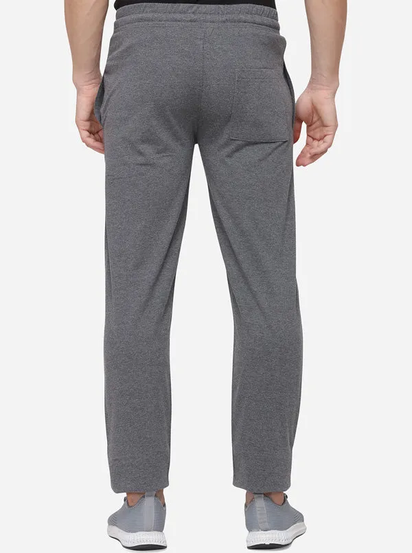 Antra Melange Solid Regular Fit Track Pants | Greenfibre