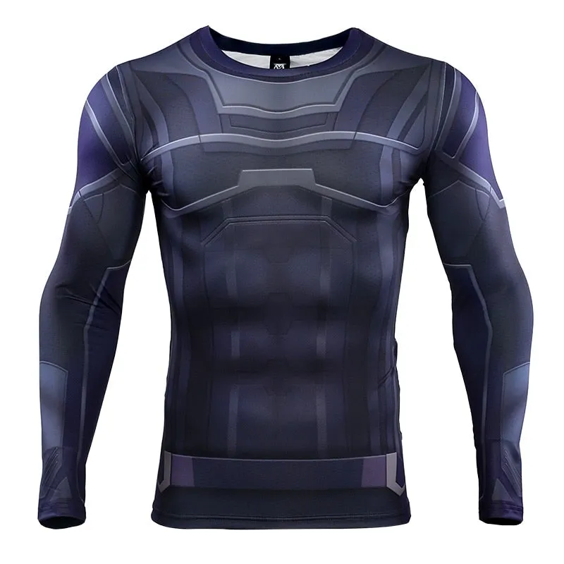 Avengers 4 HULK Long Sleeve Compression Shirt