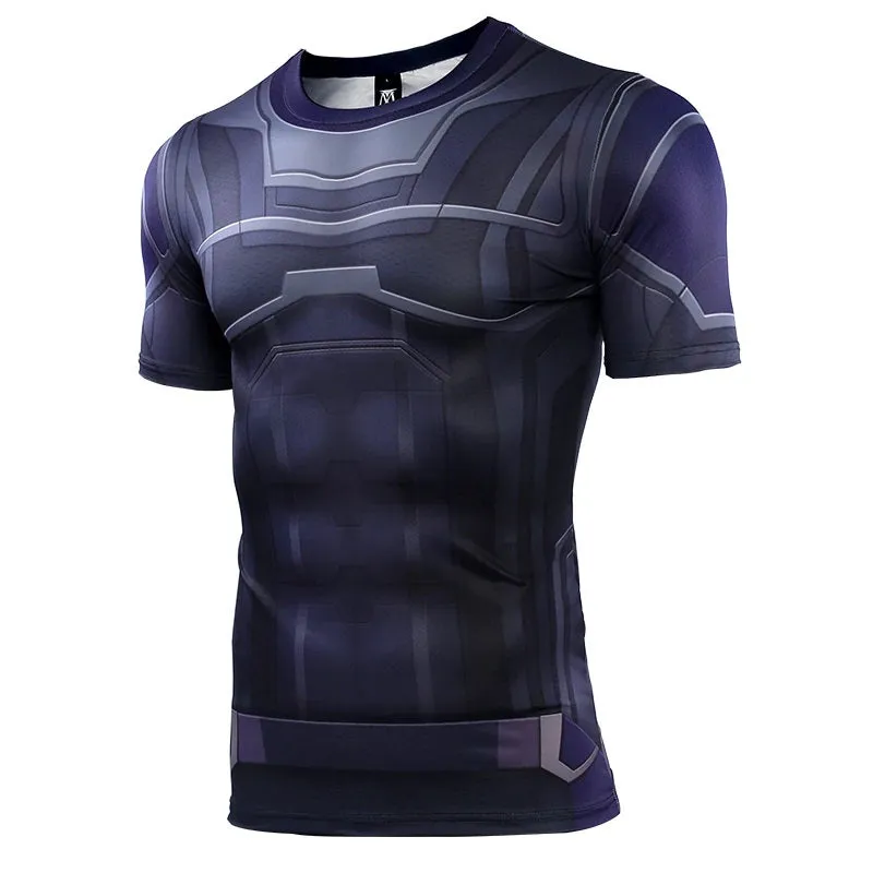 Avengers 4 HULK Short Sleeve Compression Shirt