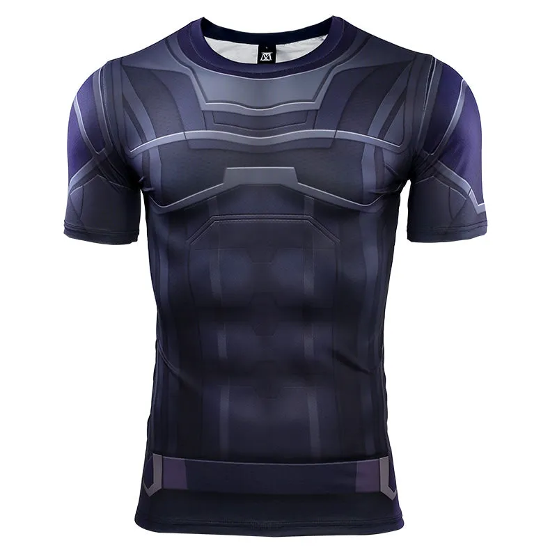 Avengers 4 HULK Short Sleeve Compression Shirt