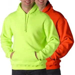 Bayside BA960 High Visibility Pullover Hooded Sweatshirt, 1 Each