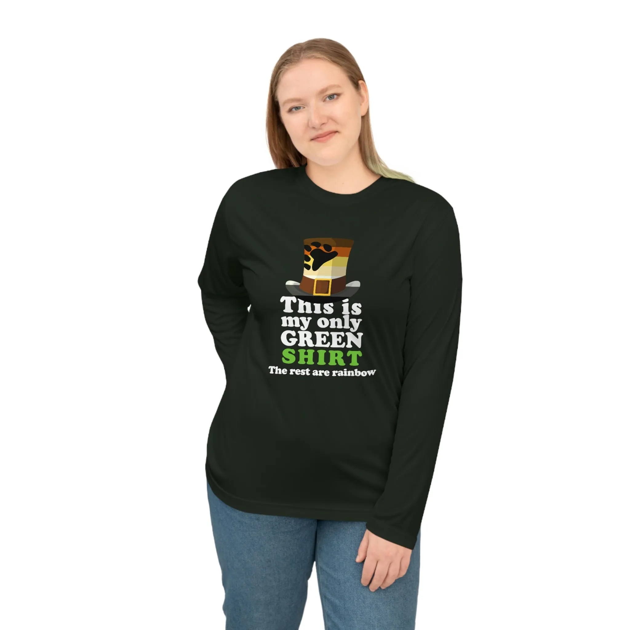 Bear Flag Unisex Performance Long Sleeve Shirt - My Only Green Shirt