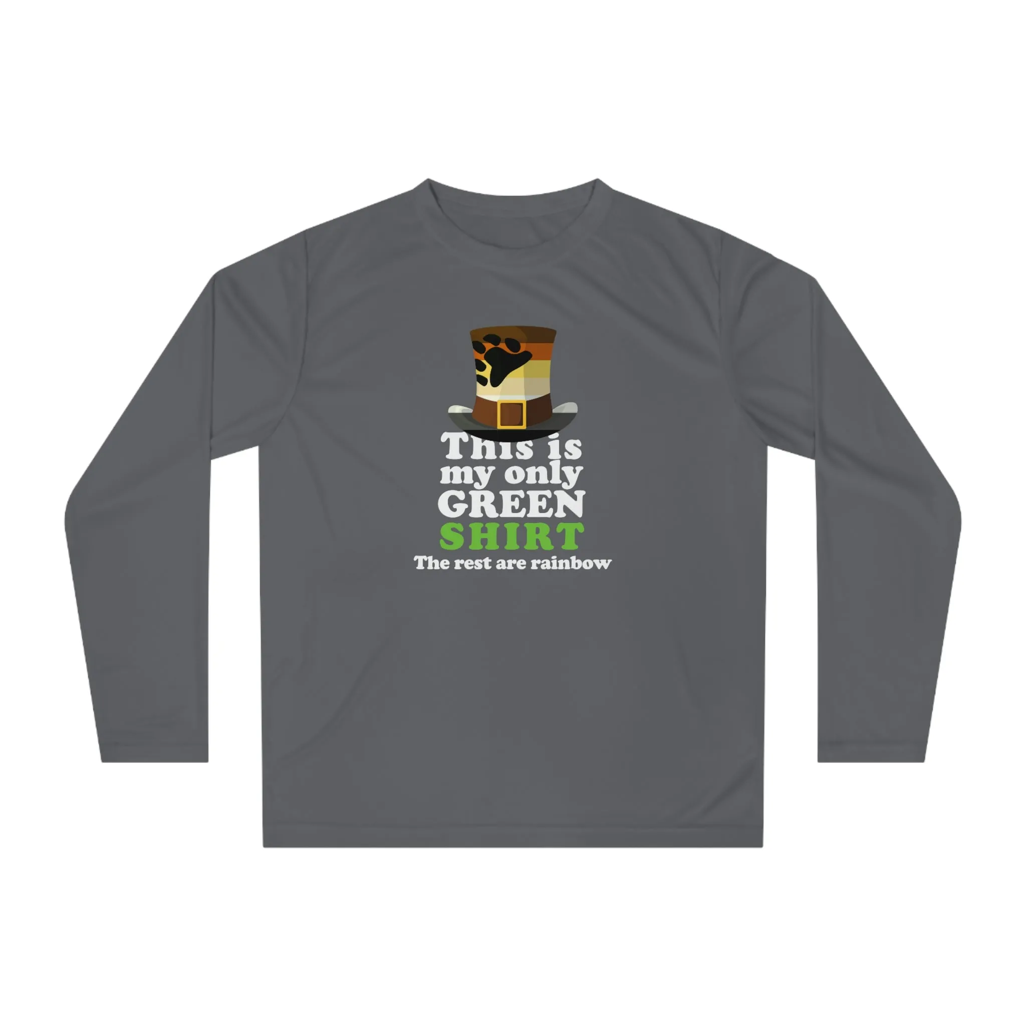 Bear Flag Unisex Performance Long Sleeve Shirt - My Only Green Shirt