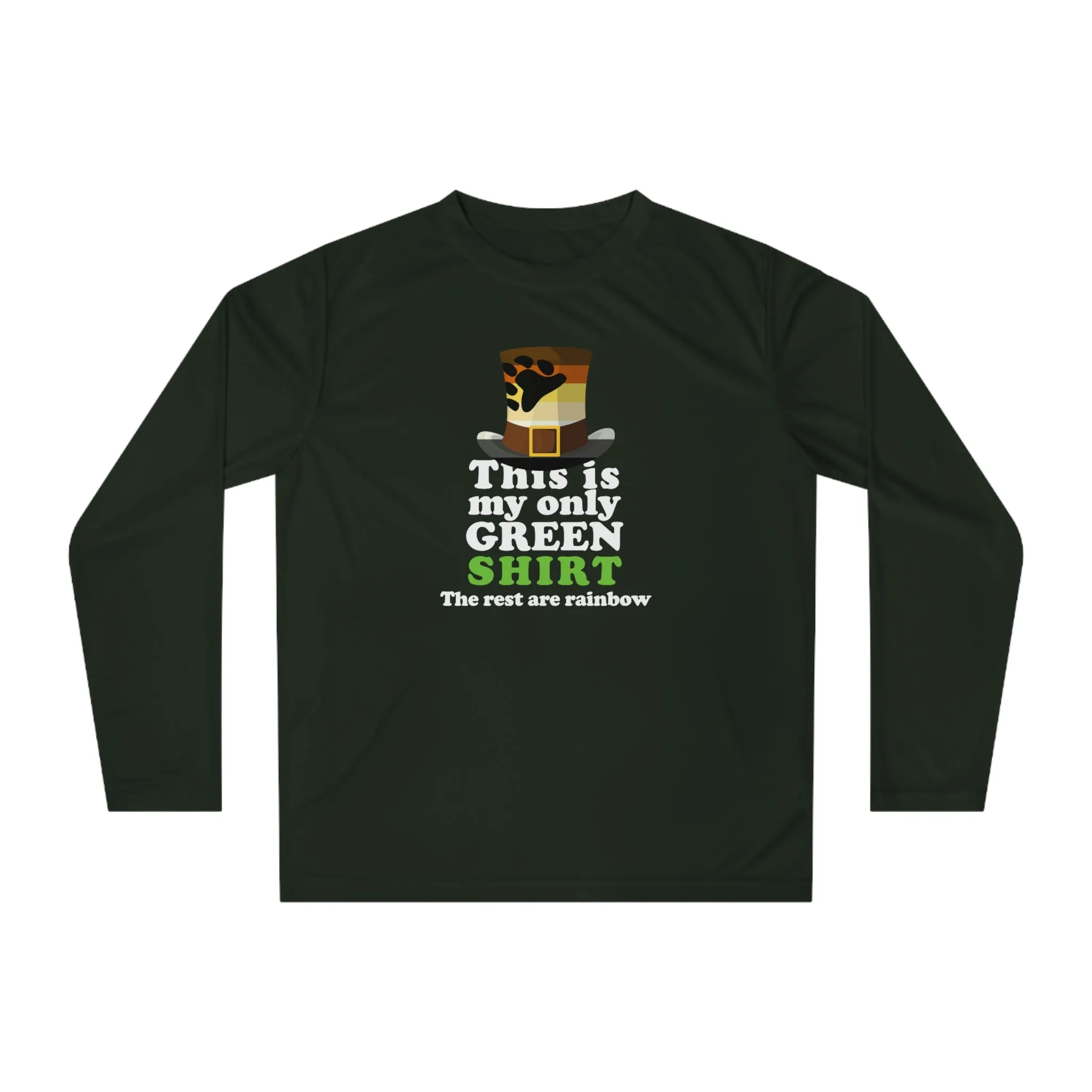 Bear Flag Unisex Performance Long Sleeve Shirt - My Only Green Shirt