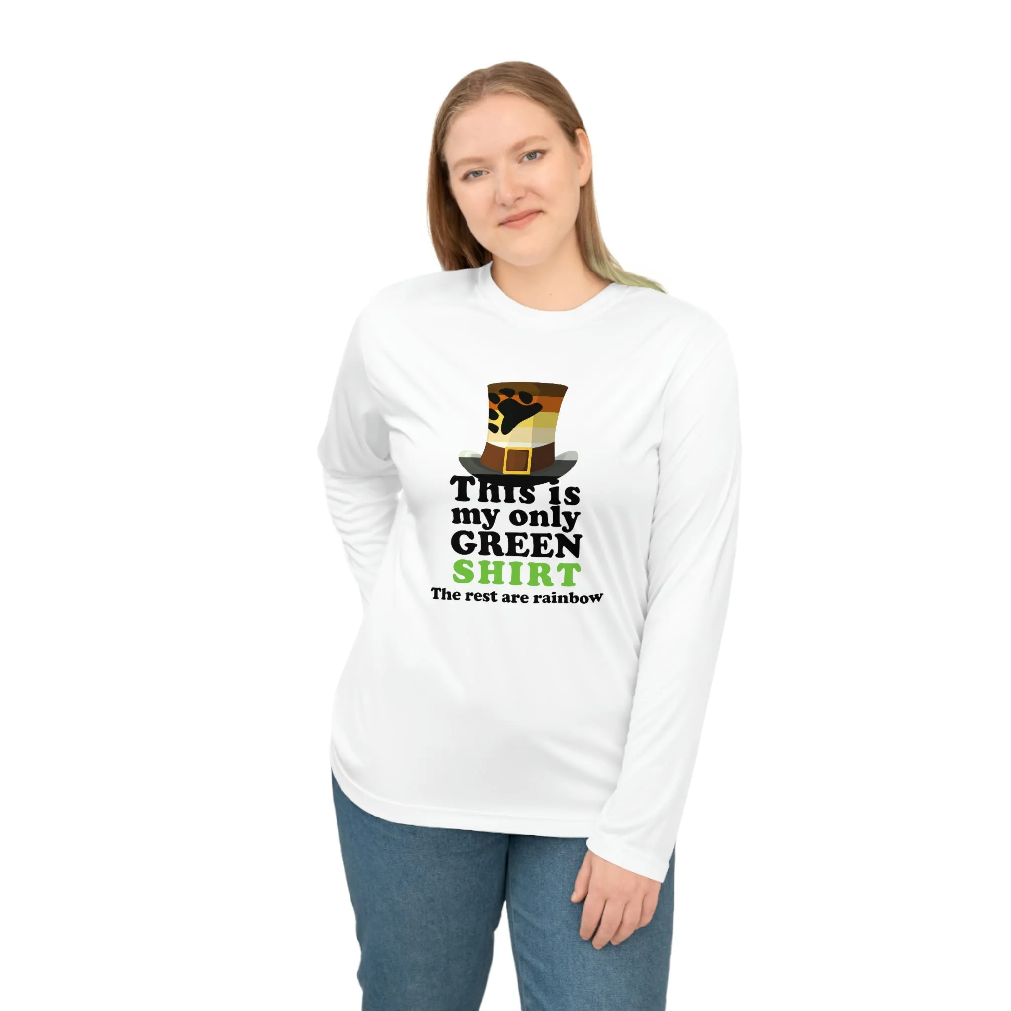 Bear Flag Unisex Performance Long Sleeve Shirt - My Only Green Shirt