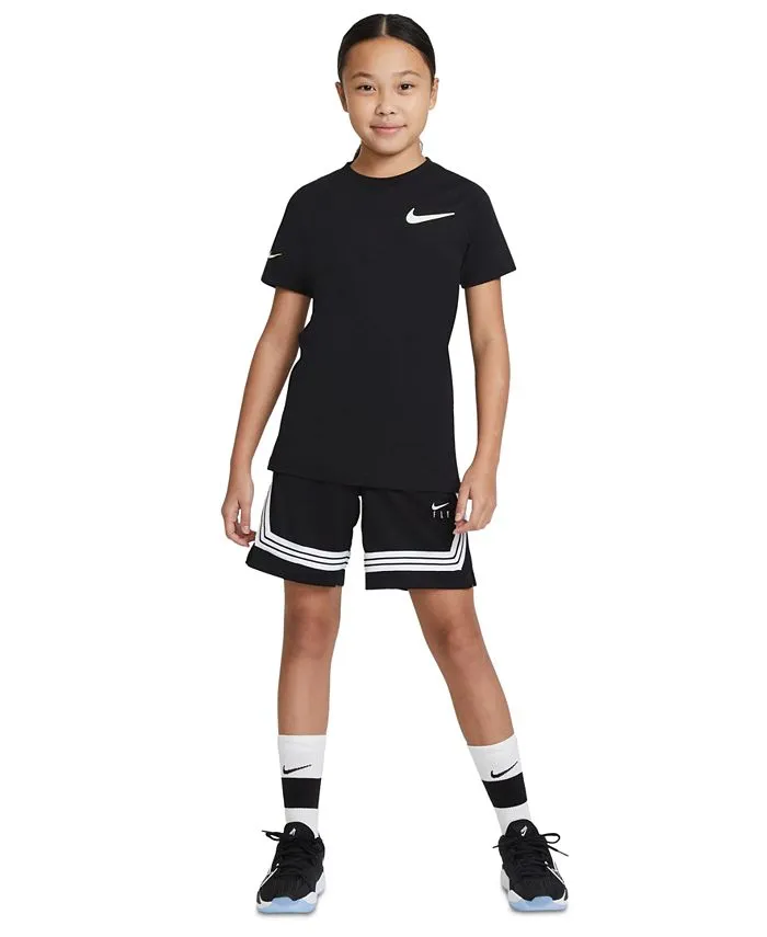 Big Girls Fly Crossover Nike Basketball Shorts, Black