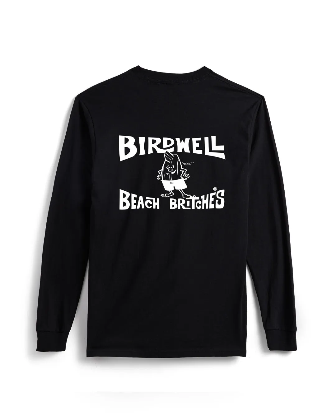 Birdwell License Plate Long Sleeve T-Shirt - Black