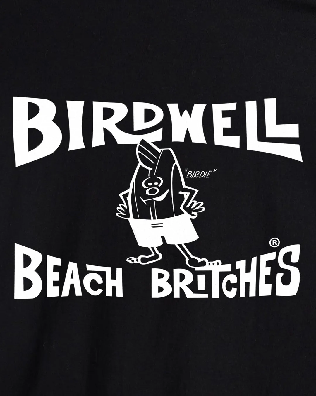 Birdwell License Plate Long Sleeve T-Shirt - Black