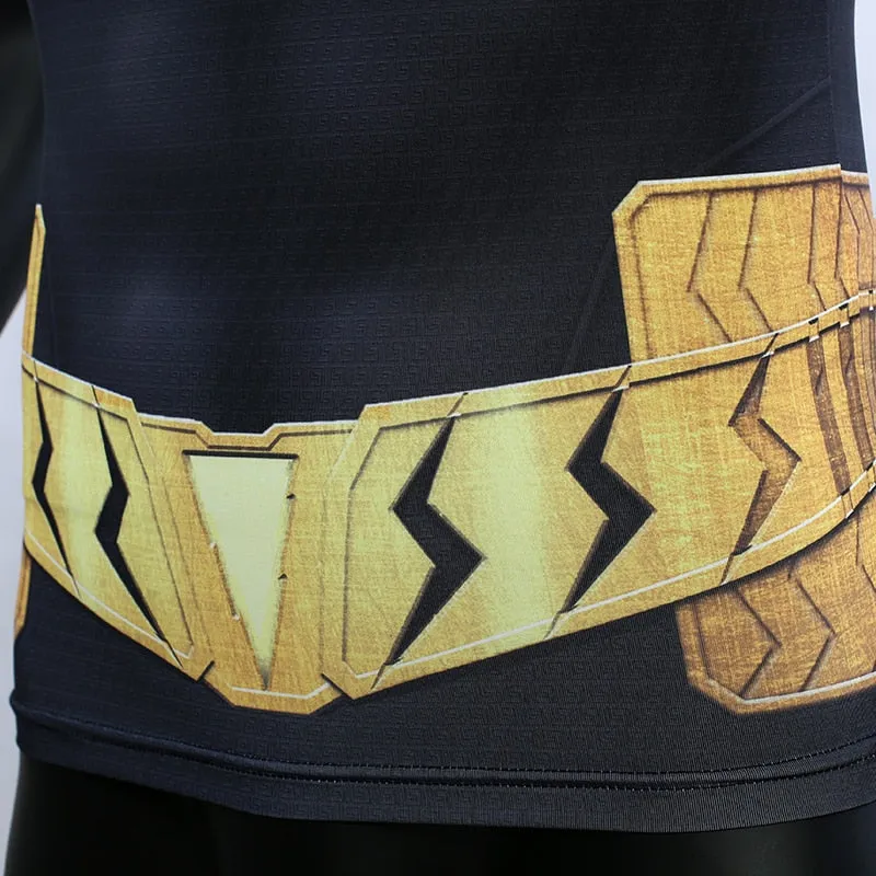 BLACK ADAM Short Sleeve Compression Shirt