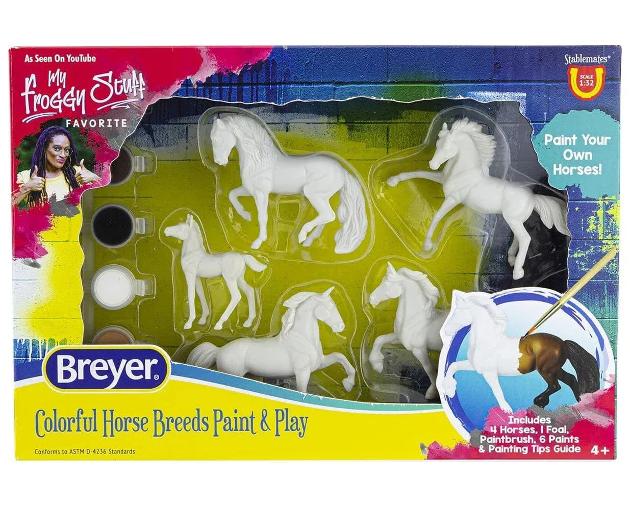 Breyer Activity Horse Crazy Colourful Breeds Paint Kit - TBA4234