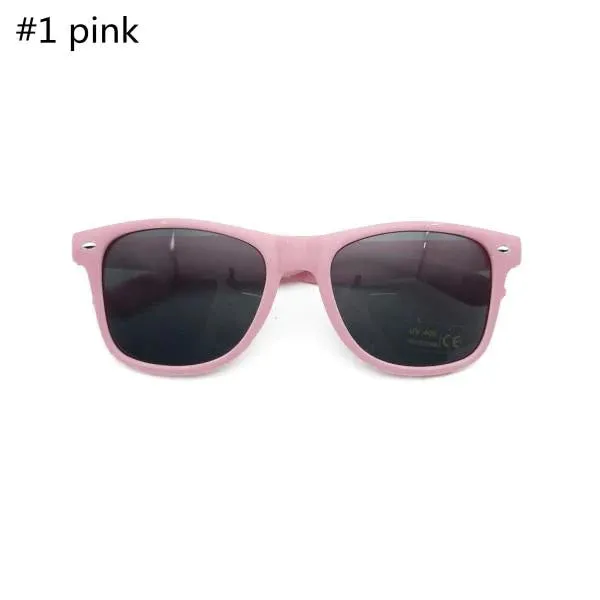 Bulk Customisable 48 Pack of Classic 80's Style Adult Sunglasses, UV400 Rated, with Spring Loaded Hinges, 20 Colours