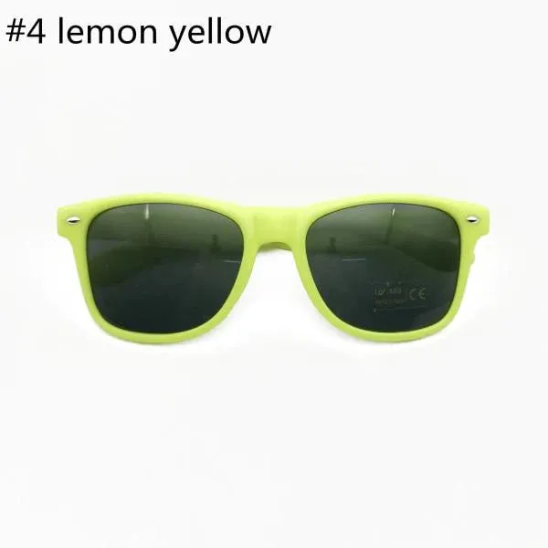 Bulk Customisable 48 Pack of Classic 80's Style Adult Sunglasses, UV400 Rated, with Spring Loaded Hinges, 20 Colours