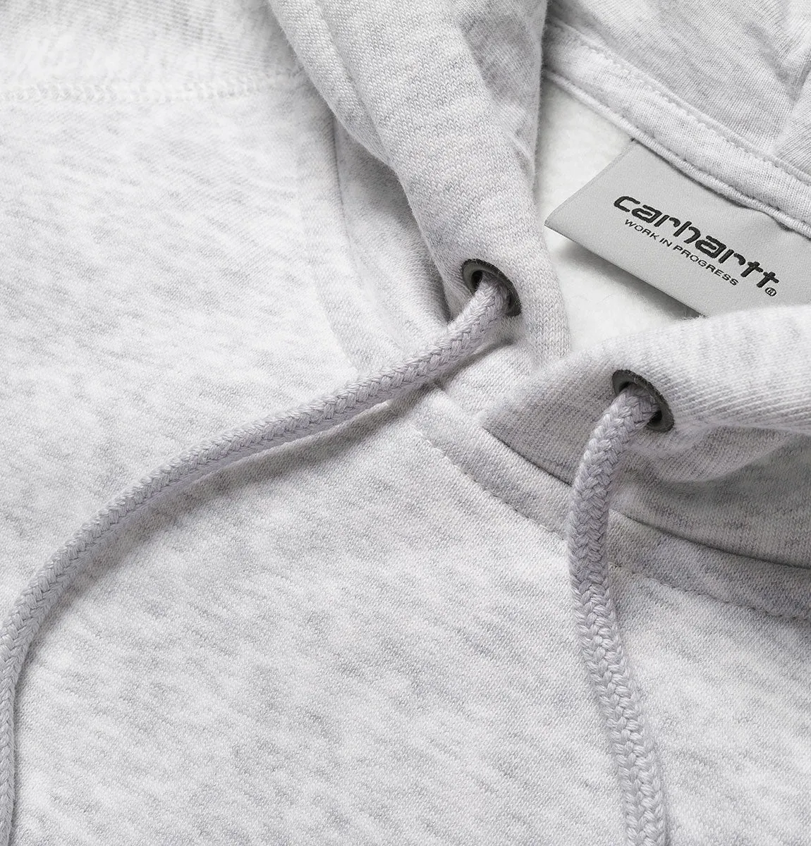 Carhartt WIP Hooded Chase Sweatshirt – Ash Heather