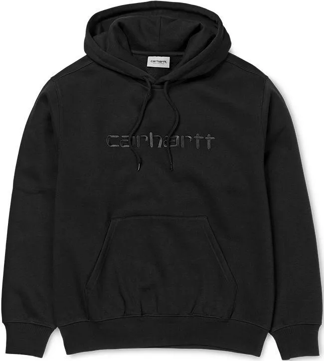 Carhartt WIP Mens Carhartt Hooded Sweatshirt Black Black