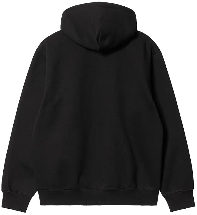 Carhartt WIP Mens Carhartt Hooded Sweatshirt Black Black