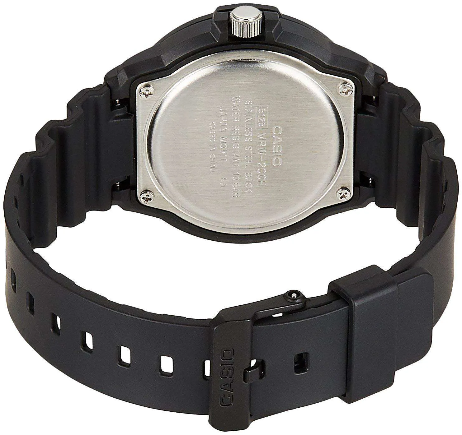 Casio MRW-200H-5BVDF Analog Black Resin Strap Watch for Men