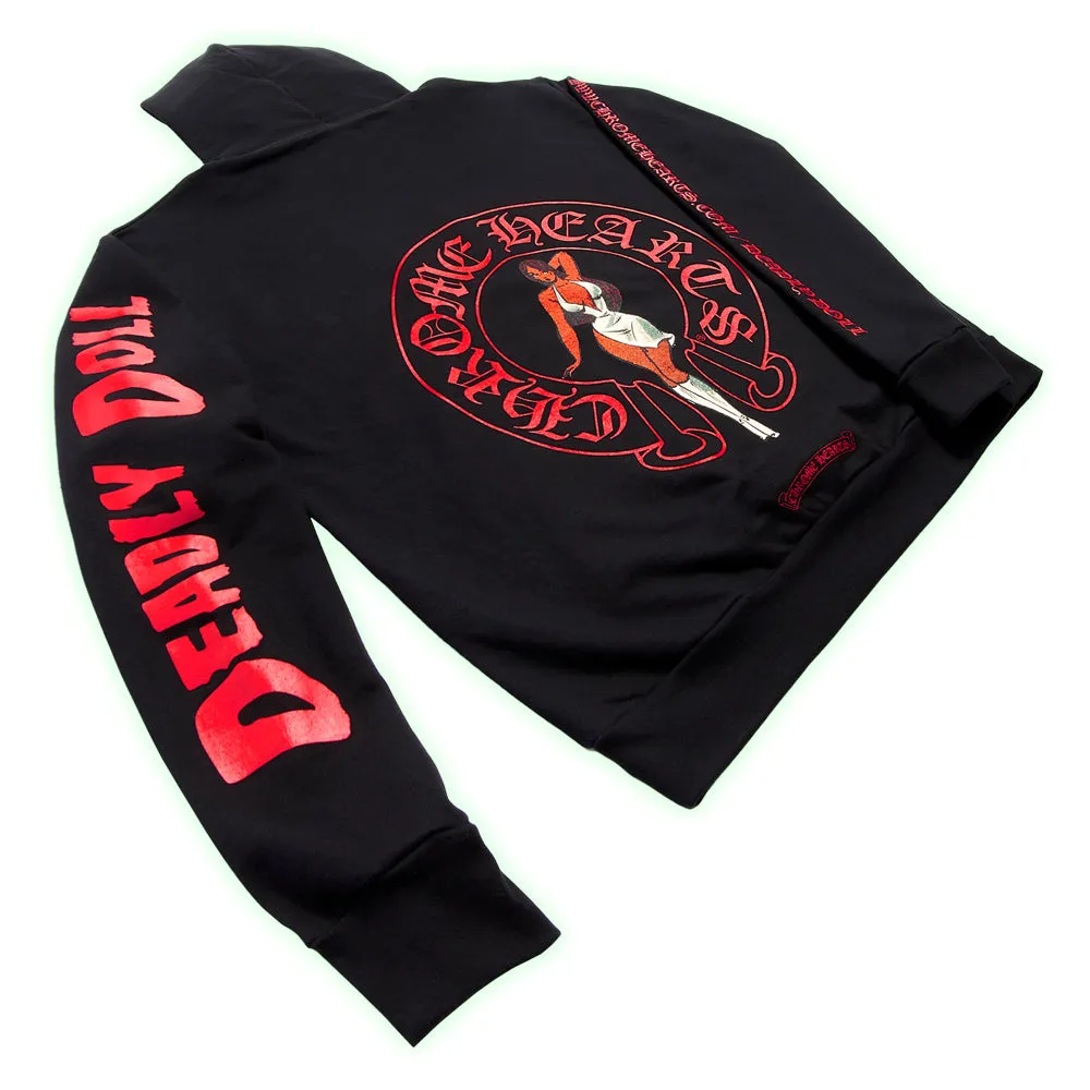 Chrome Hearts Deadly Doll Black Hoodie