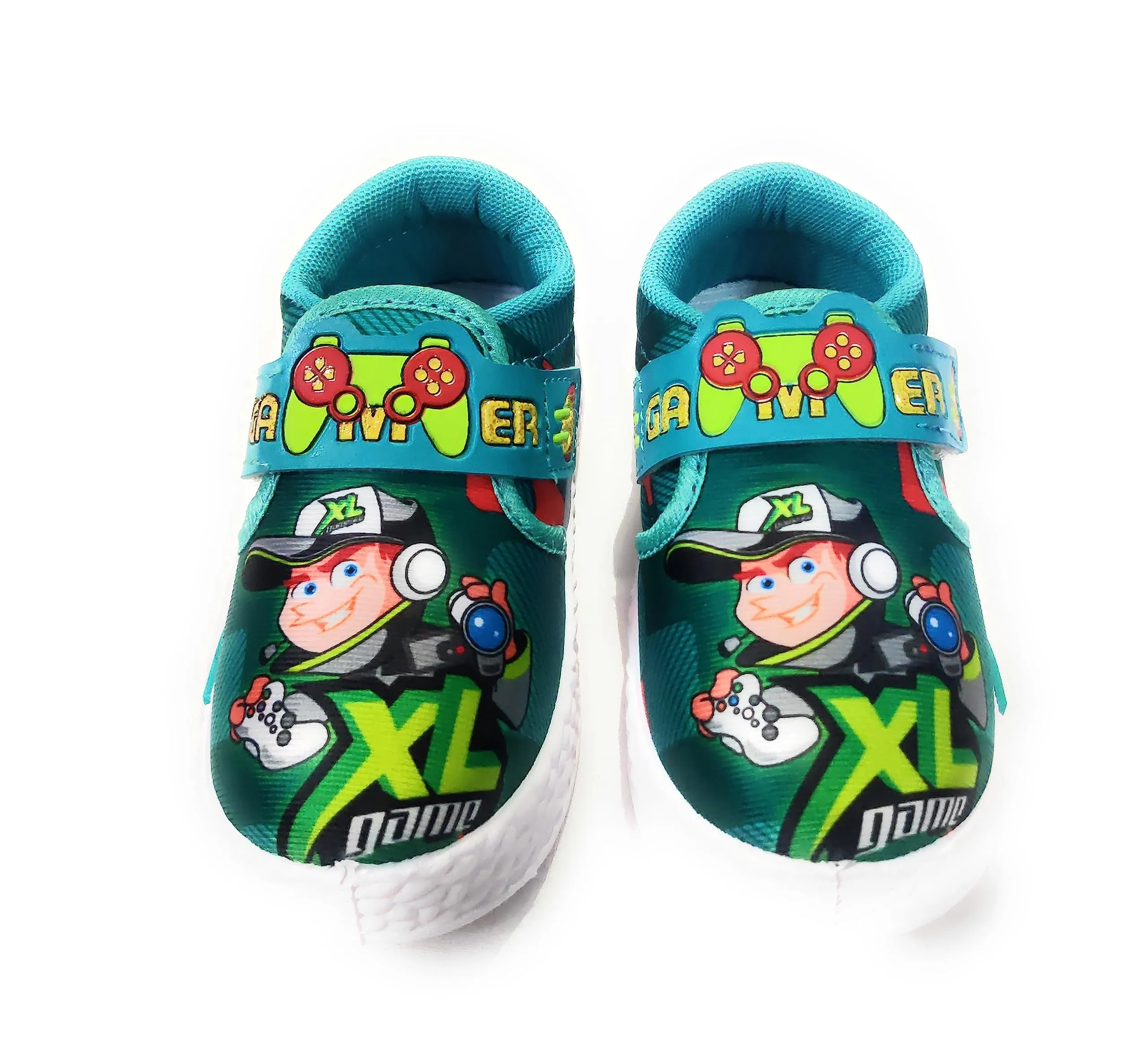 Coolz Unisex Casual Shoes for Kids Boys and Girls Gamer-1 for 1-4 Years (Sea Green, 3_Years)