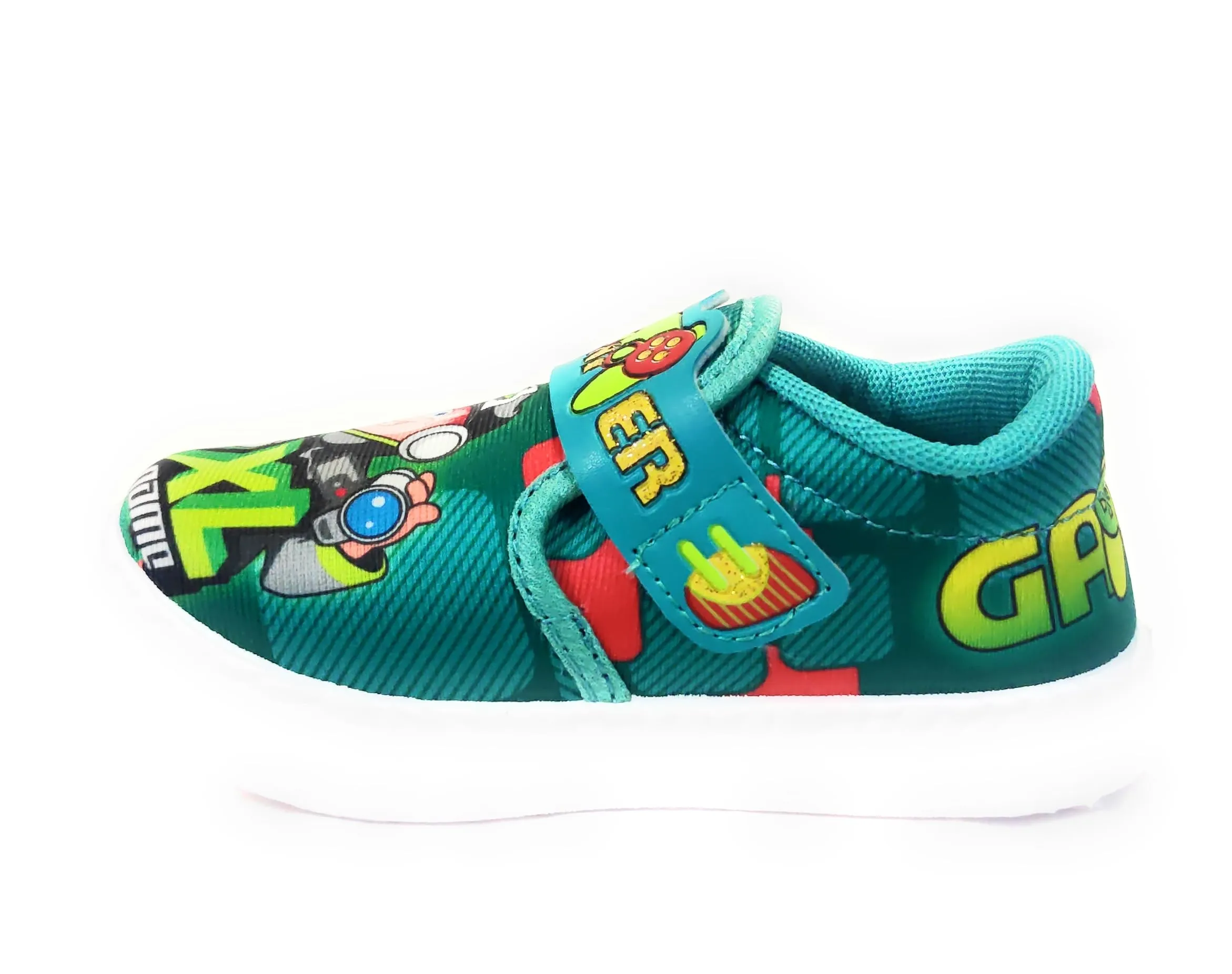 Coolz Unisex Casual Shoes for Kids Boys and Girls Gamer-1 for 1-4 Years (Sea Green, 3_Years)