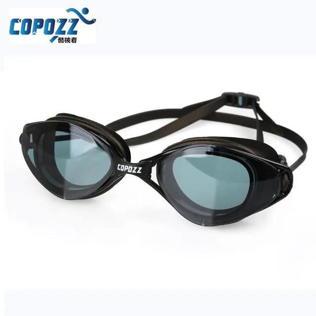 Copozz New Professional Anti-Fog UV Protection Adjustable Swimming Goggles Men Women Waterproof silicone glasses adult Eyewear