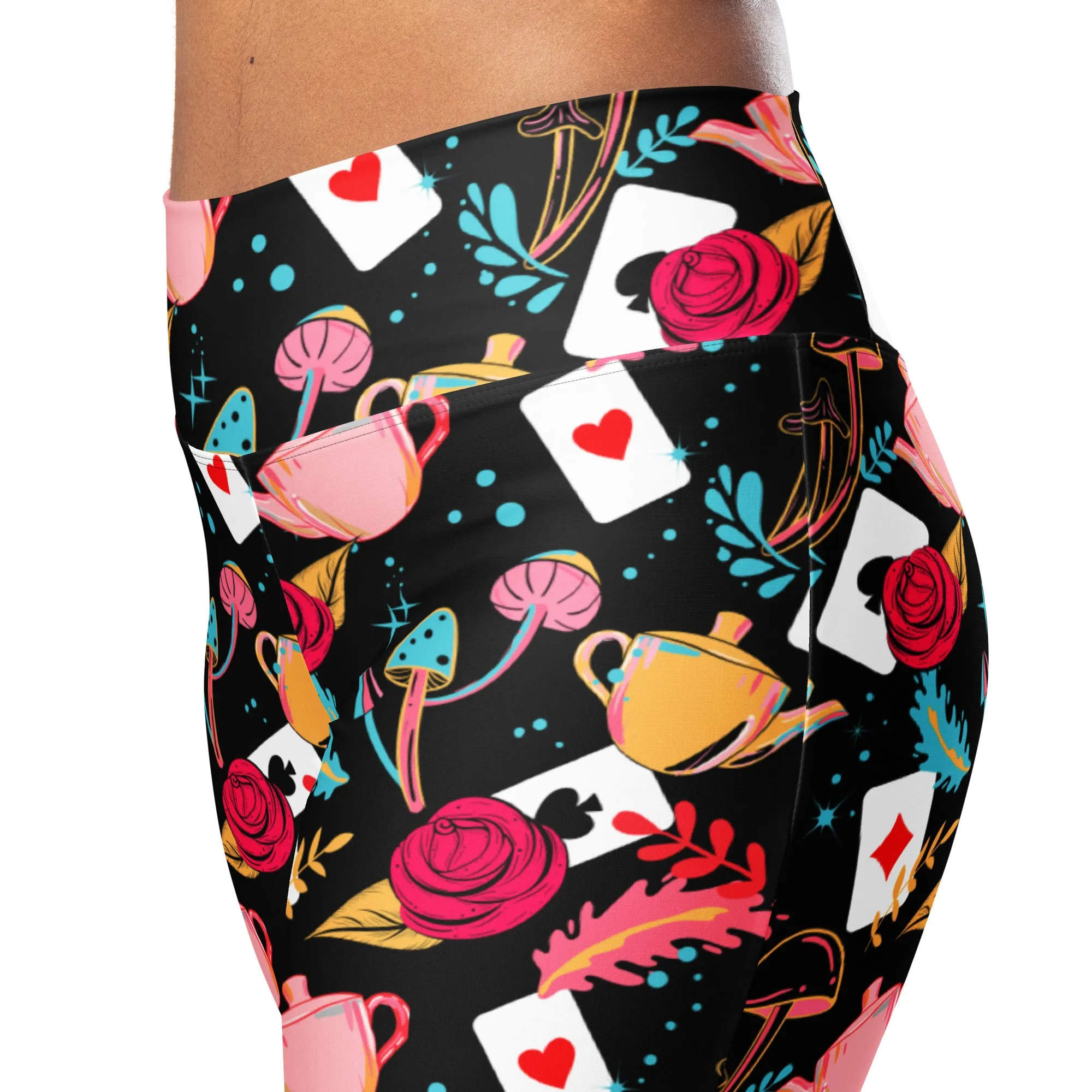 Curiouser And Curiouser Flare Leggings