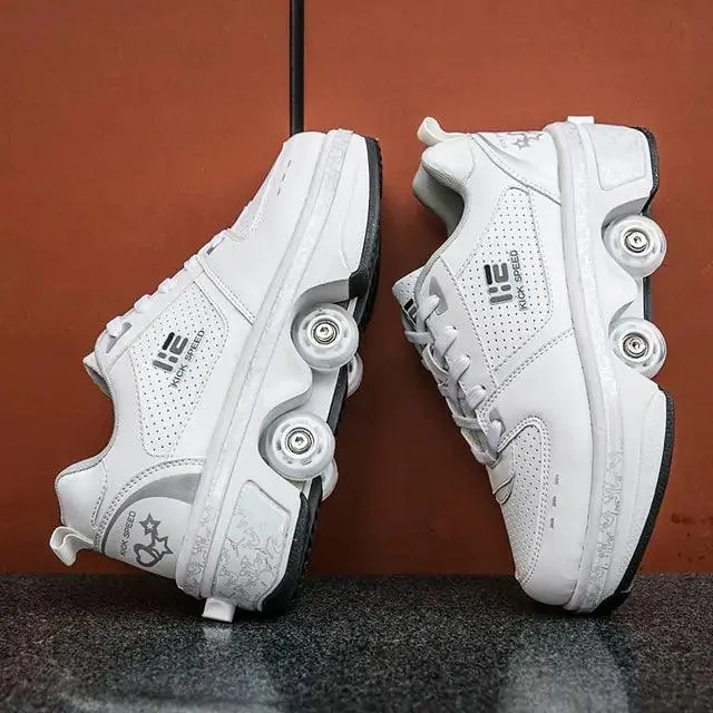 Dual-purpose Roller Skating Deformation Shoes