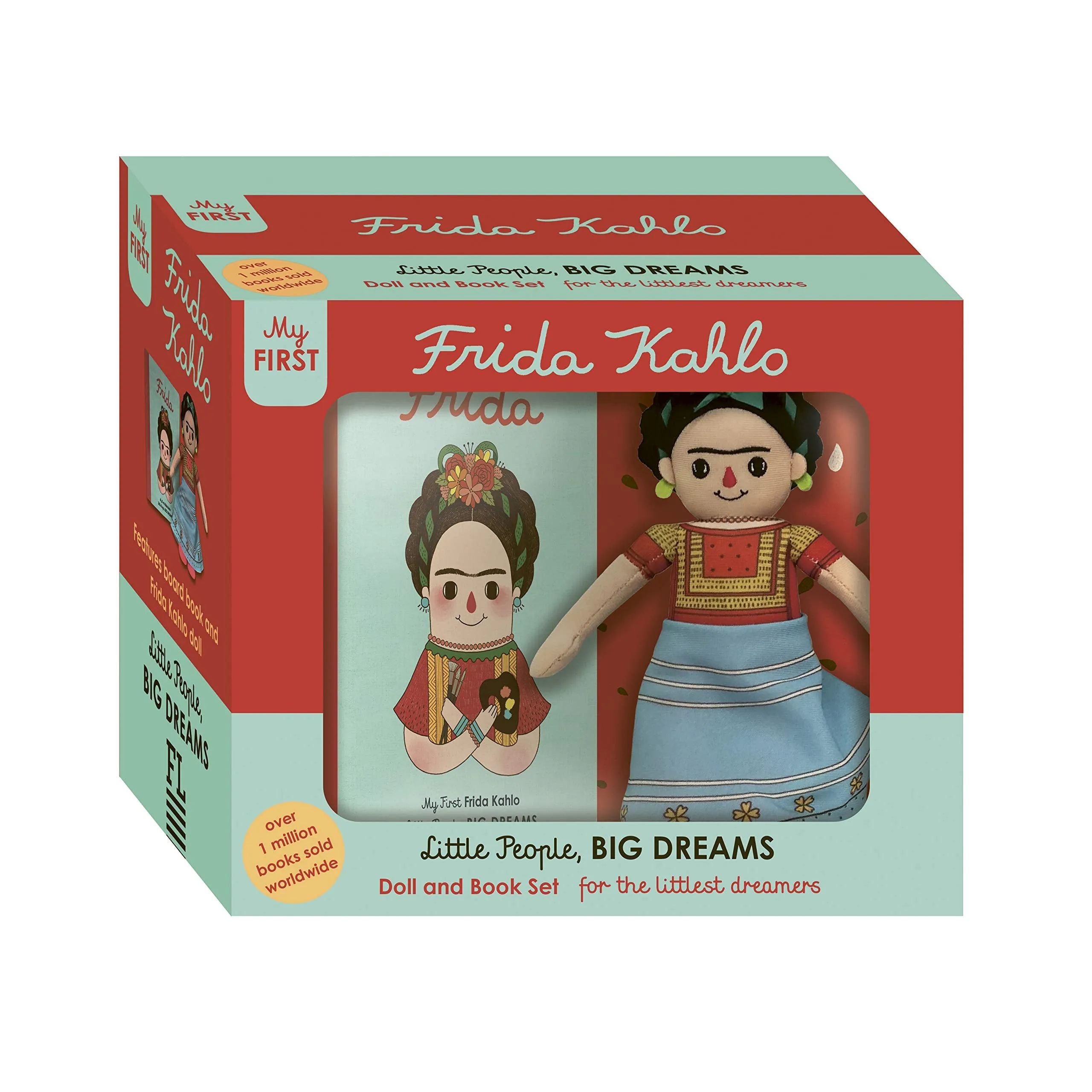 Frida Kahlo Doll & Book Set