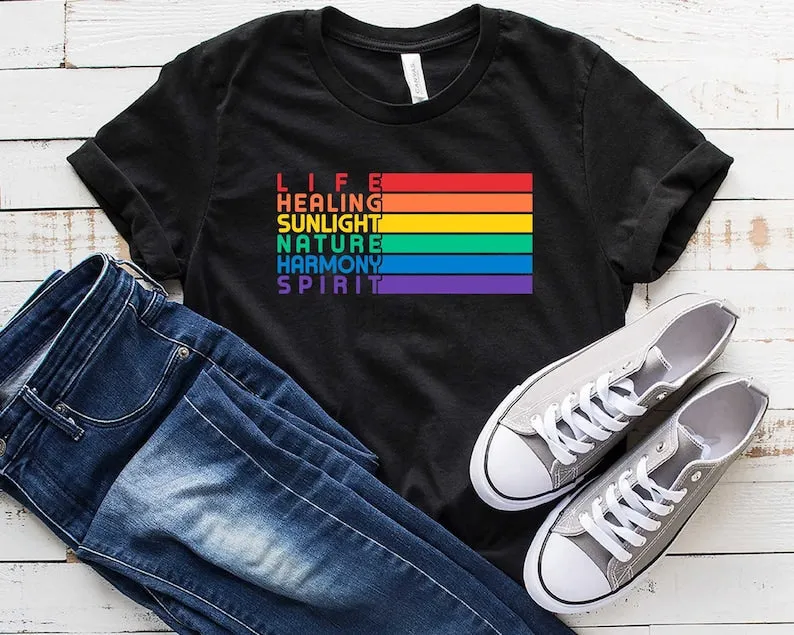 Gift For Lesbian Gay, Bisexual Shirt, Transgender LGBTQ Men Women T-Shirt