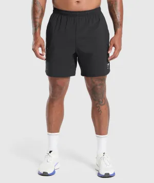 Gymshark Training Department 7" Shorts - Black