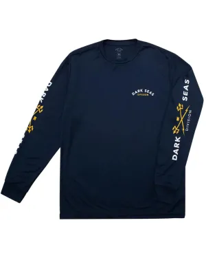 Headmaster Uv Long Sleeve T-Shirt - Navy