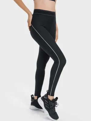 High-Waisted Gym Elastic Compression Leggings - SF1806