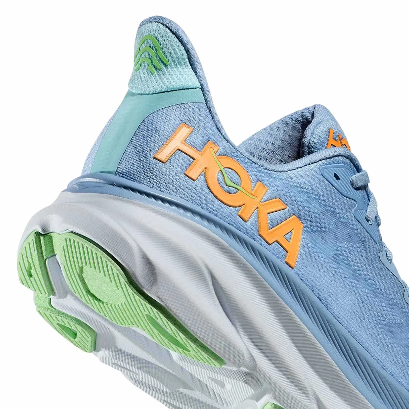 Hoka Clifton 9 Mens Wide-Fit Running Shoes