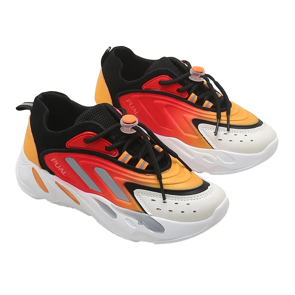 Hopscotch Girls PU and Synthetic/PU Solid Athletic Shoe in Multi Color UK:14 (TU3-4392986)