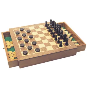 House of Marbles Chess/Draughts Set