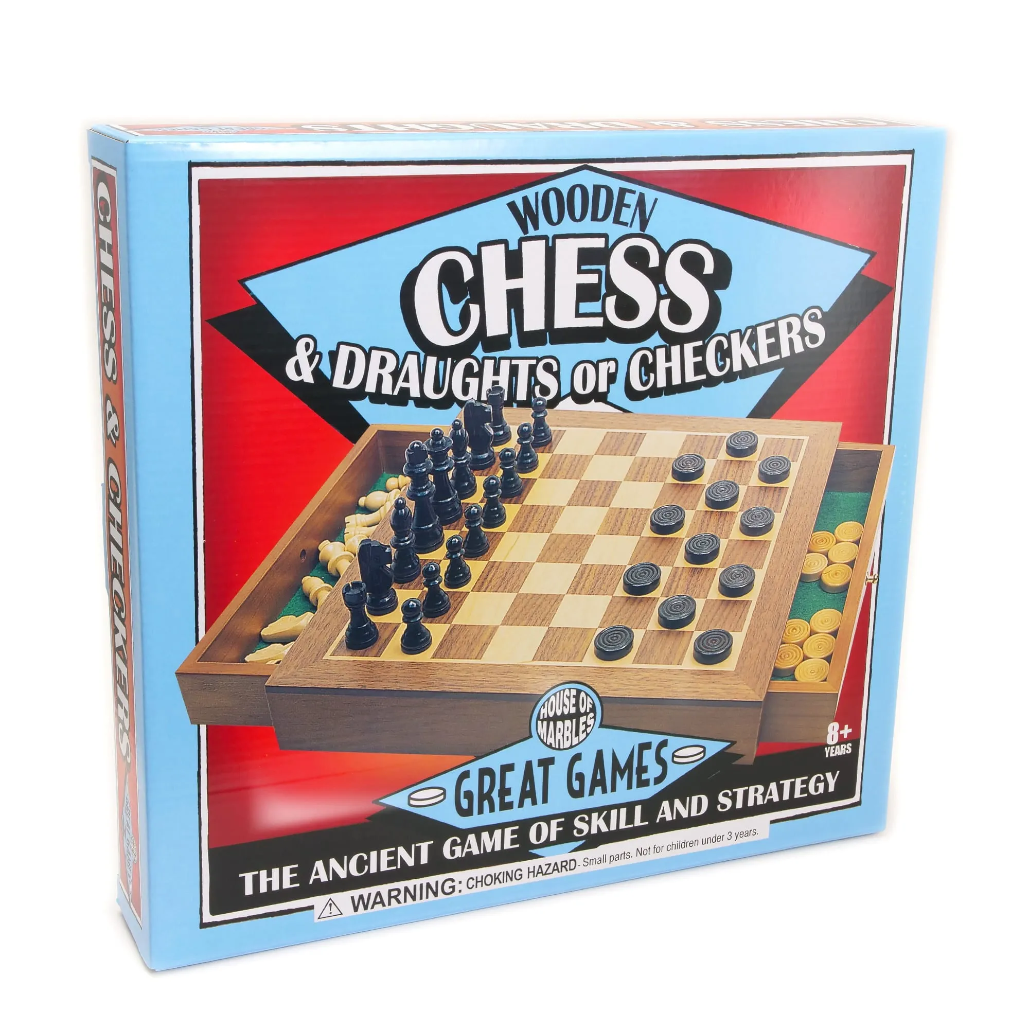 House of Marbles Chess/Draughts Set