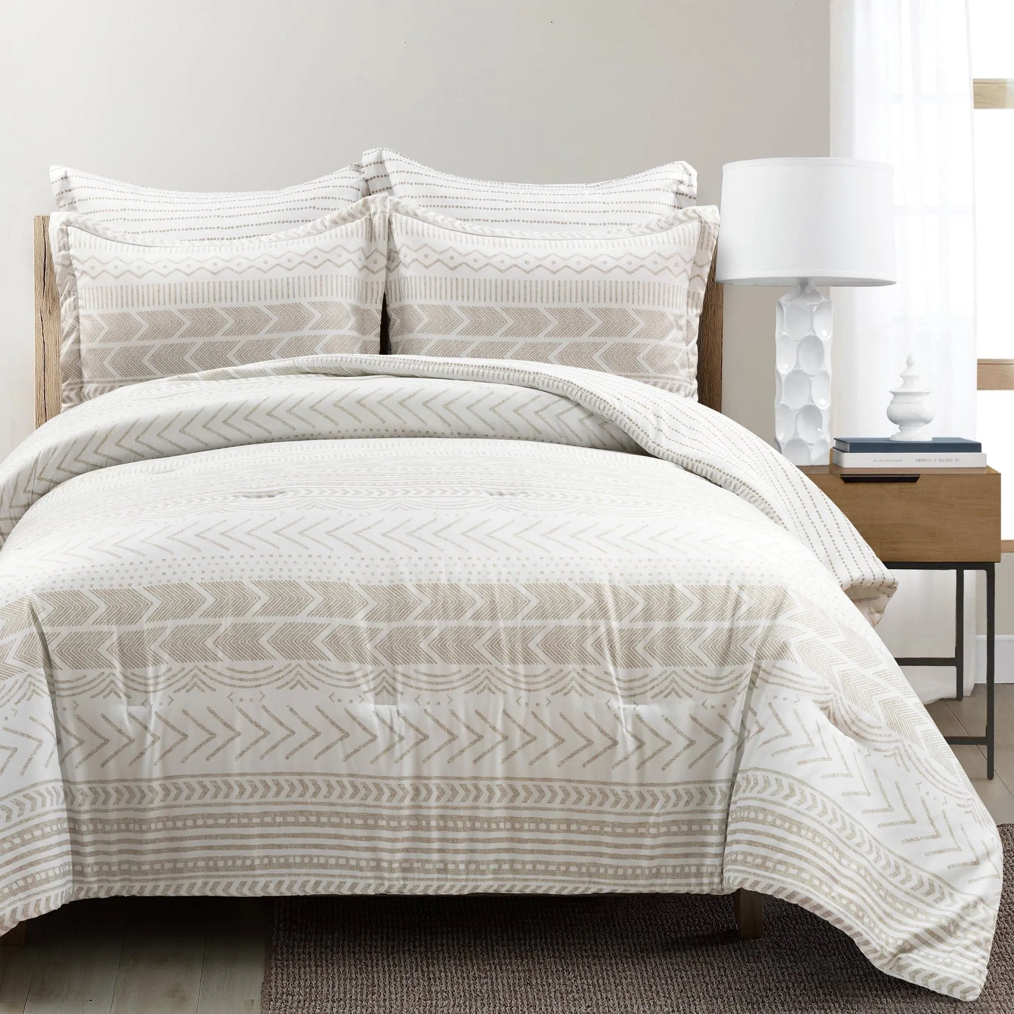 Hygge Geo Comforter 5 Piece Set