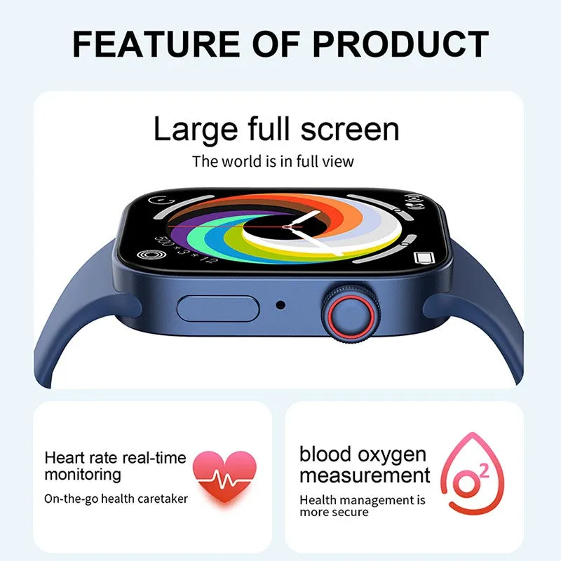 I8 Pro Max 1.75" Full Screen Bluetooth Smartwatch with Small Game, IP68 Waterproof Sport Smart Band Bluetooth Music Smart Watch, Men Women Wristwatch