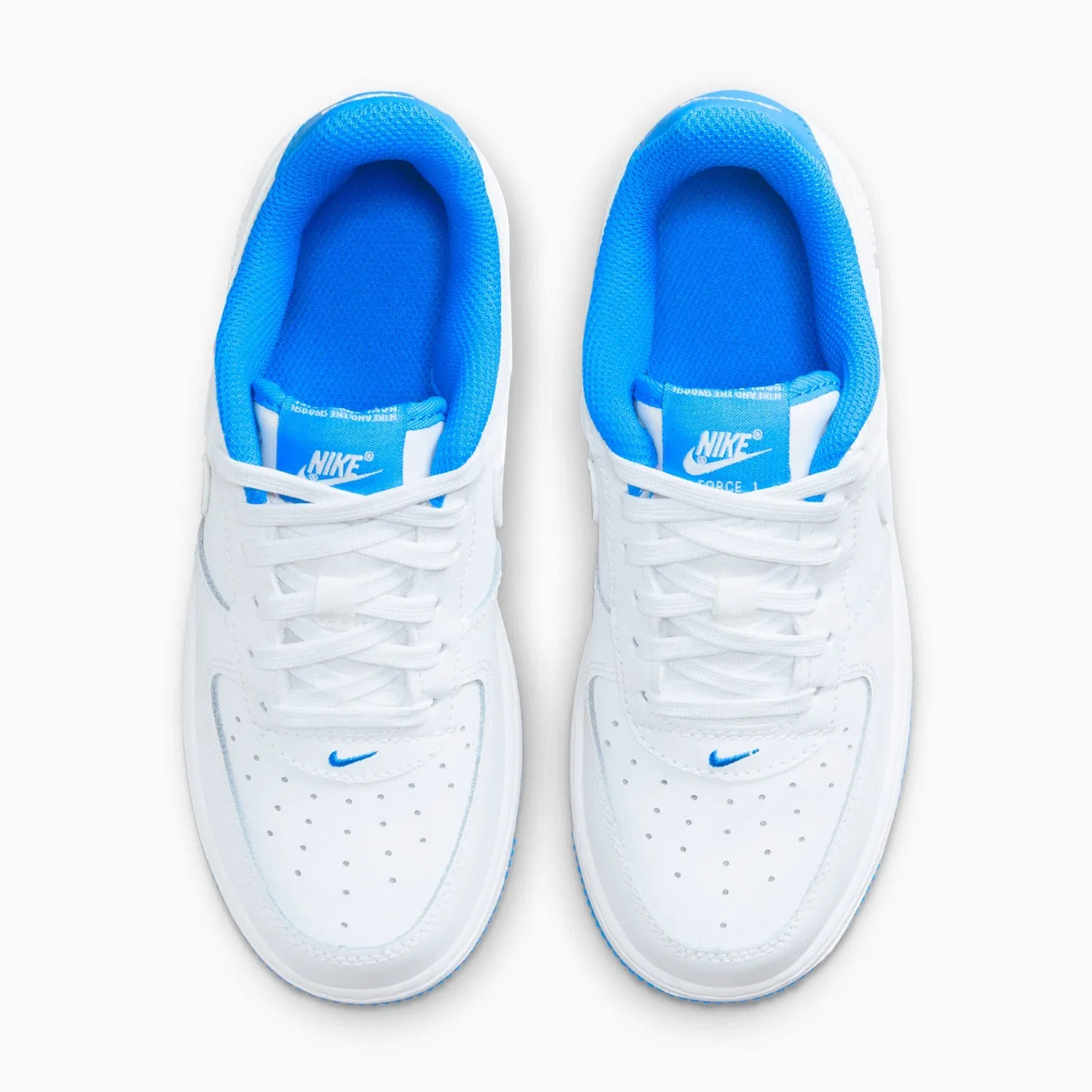 Kid's Nike Force 1 ESS "White Light Photo Blue" Pre School