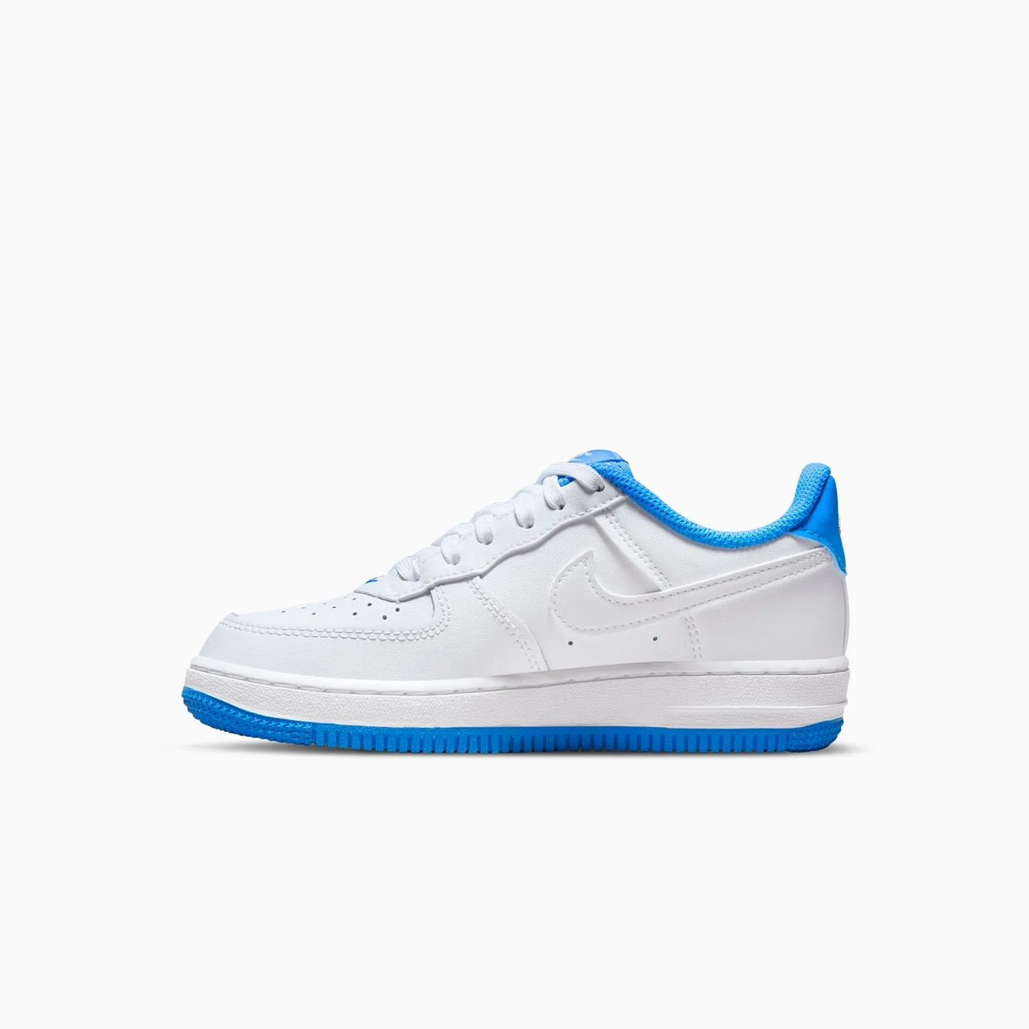 Kid's Nike Force 1 ESS "White Light Photo Blue" Pre School