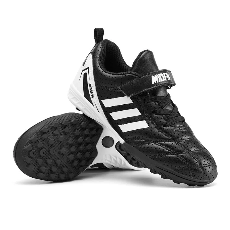 Kids' Soccer Shoes, Magic Tape, TF Studs, Club Training