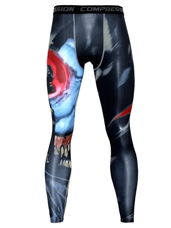 Men's Compression Tight Quick Dry Workout Leggings - SF0957