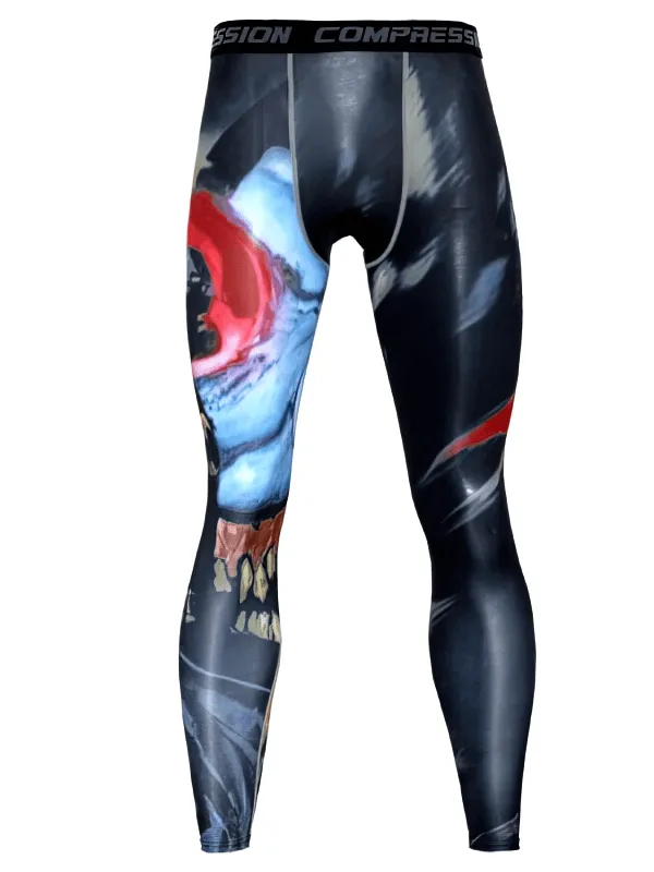 Men's Compression Tight Quick Dry Workout Leggings - SF0957