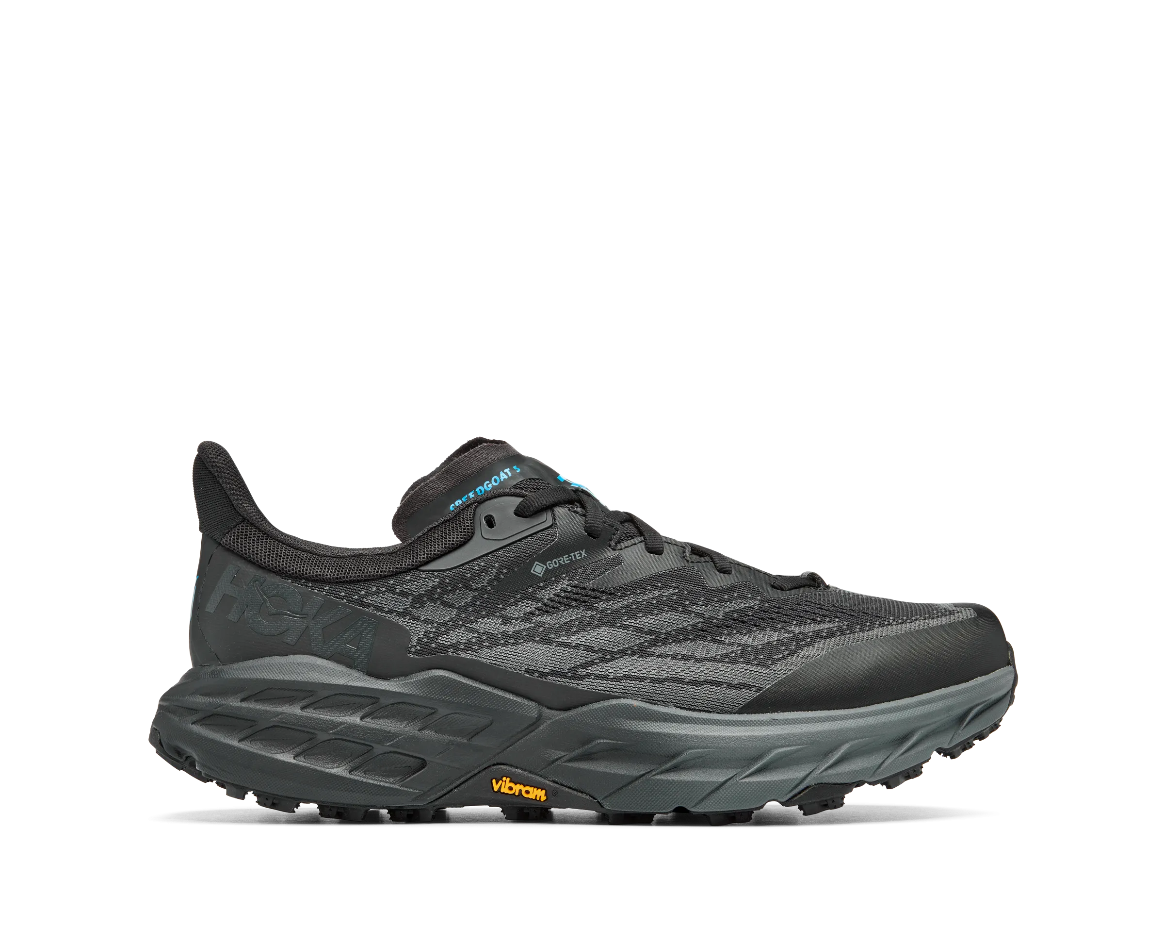 Men's Hoka Speedgoat 5 GTX Color: Black/Black